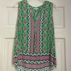 Sleeveless Hi-Lo Top- Sz L